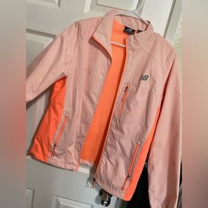 New Balance Peach and Orange Windbreaker Jacket